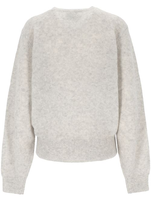 Maglione in soffice lana grigia Isabel Marant | PU0558FAB3L01I02LY